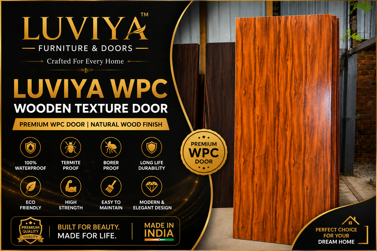 WPC Texture Door Showcase